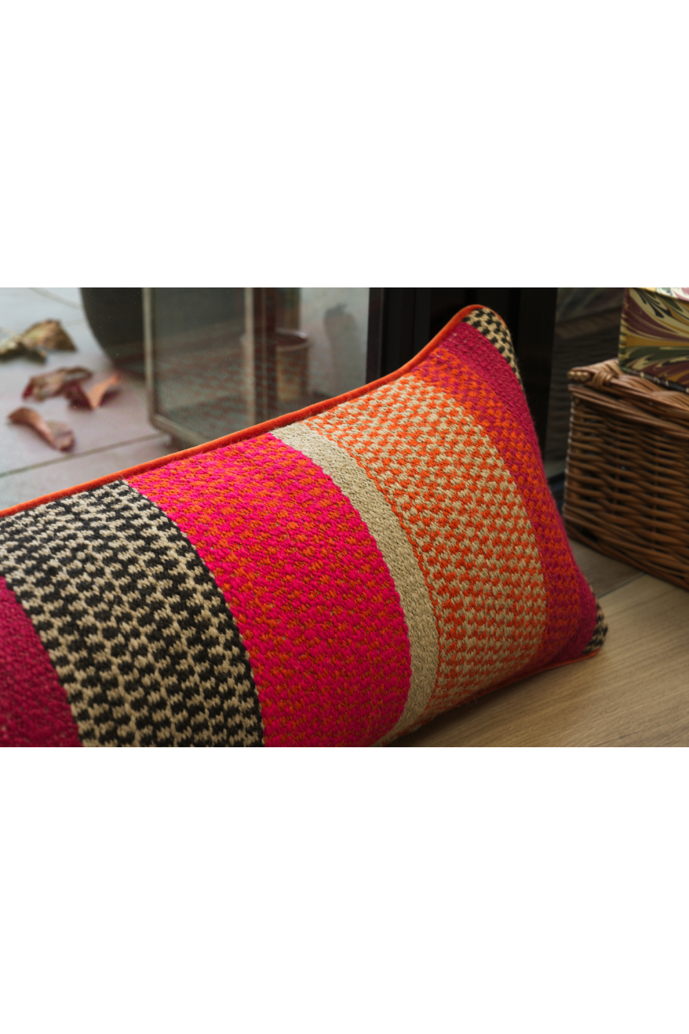 Orange Door Draught Excluder | Andrew Martin Llama | Oroa.com