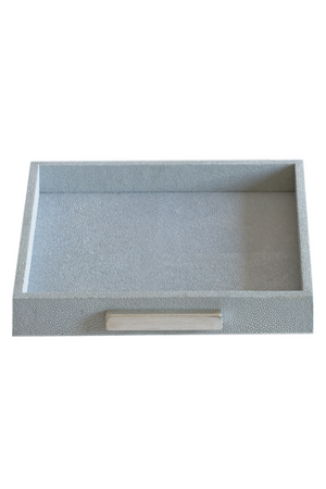 Textured Shagreen Tray | Andrew Martin Paulo | Oroa.com
