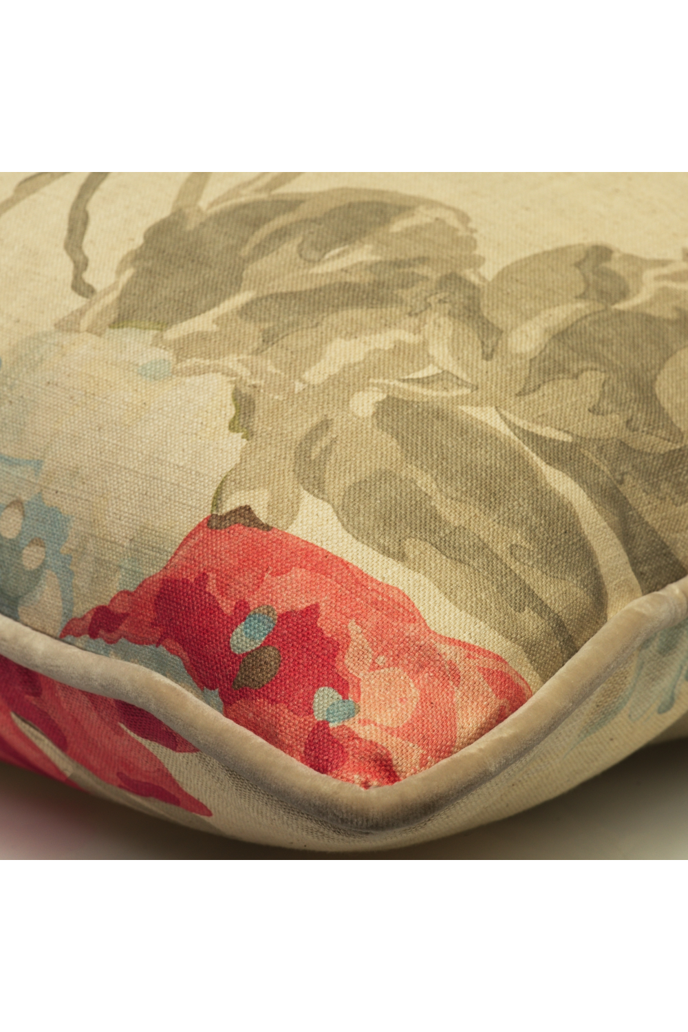 Floral Cotton Cushion | Andrew Martin Peony | Oroa.com