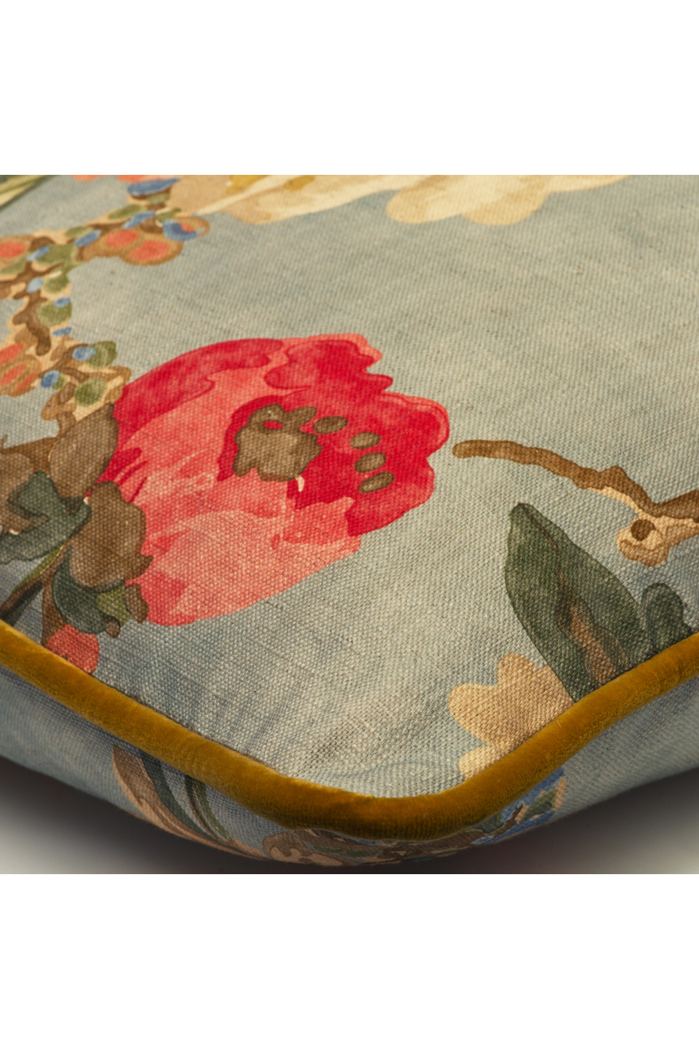 Floral Cotton Cushion | Andrew Martin Peony | Oroa.com