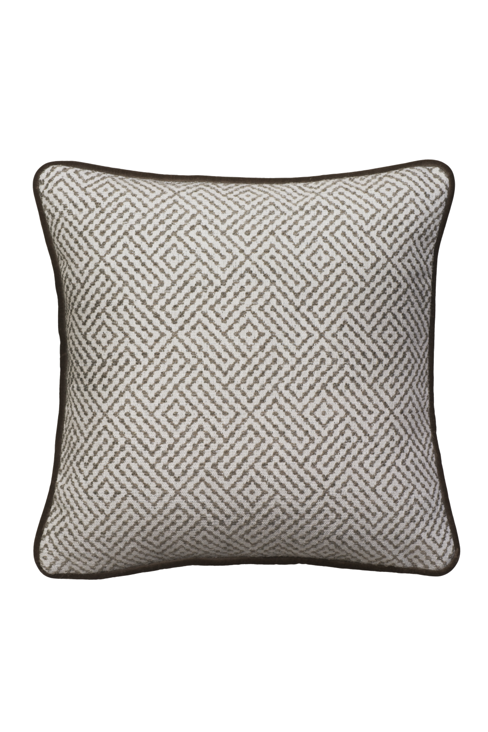 Geometric Patterned Cushion | Andrew Martin Driftwood | Oroa.com