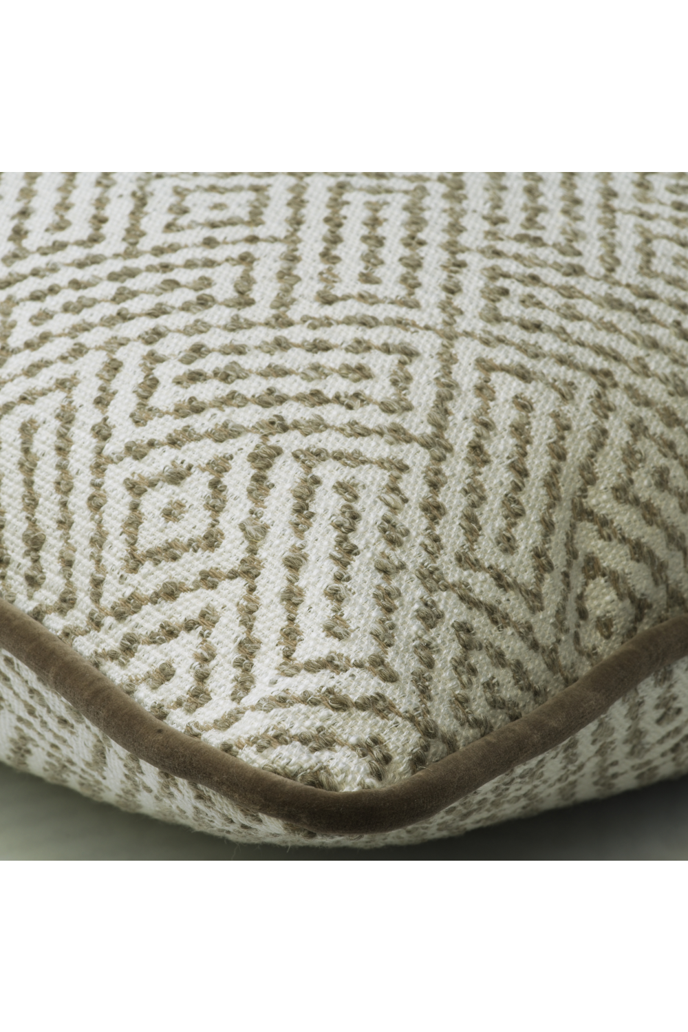 Geometric Patterned Cushion | Andrew Martin Driftwood | Oroa.com