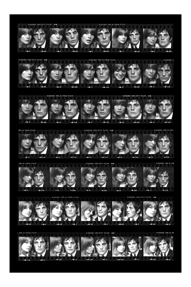 Iconic Couple Photographic Artwork | Andrew Martin Faces Of The Sixties - Jean Shrimpton and Terence Stamp | Oroa.com
