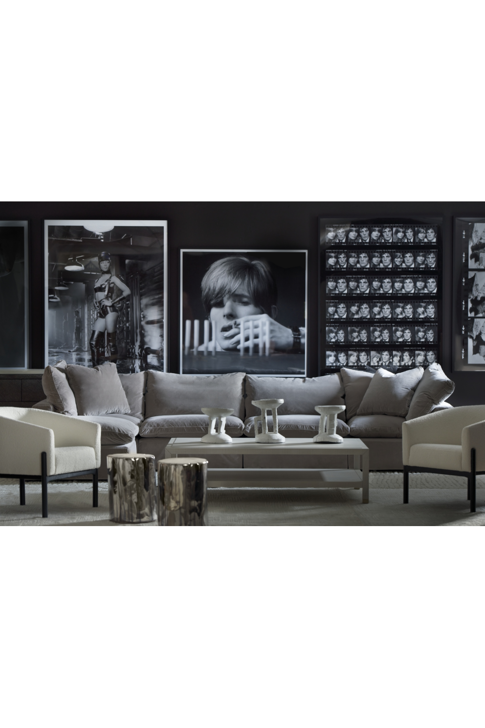 Iconic Couple Photographic Artwork | Andrew Martin Faces Of The Sixties - Jean Shrimpton and Terence Stamp | Oroa.com