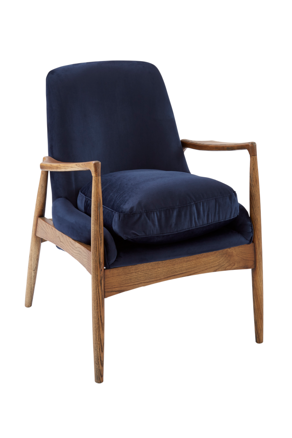 Blue Velvet Armchair | Andrew Martin Crispin | OROA