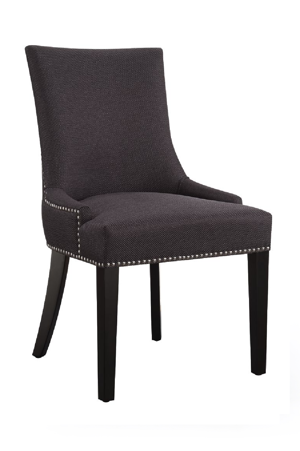 Black Scooped Back Dining Chair | Andrew Martin Theodore | OROA