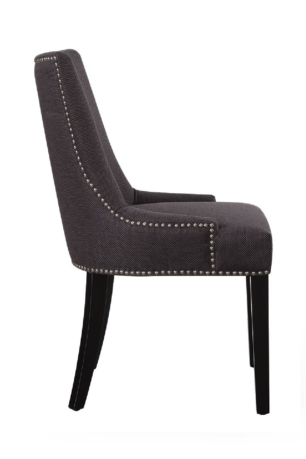 Black Scooped Back Dining Chair | Andrew Martin Theodore | OROA