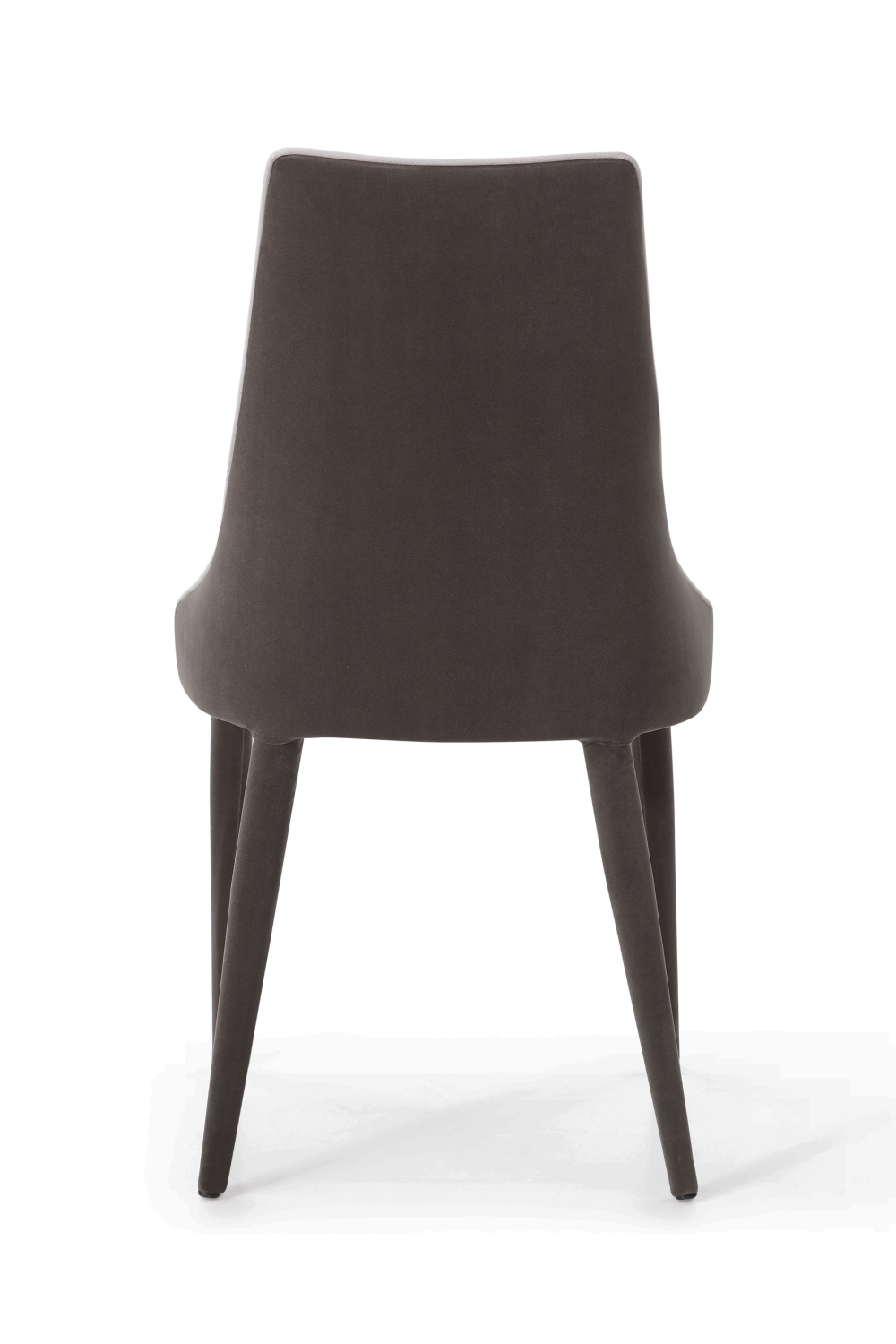 Charcoal Gray Velvet Armless Dining Chair | Andrew Martin Saber | OROA