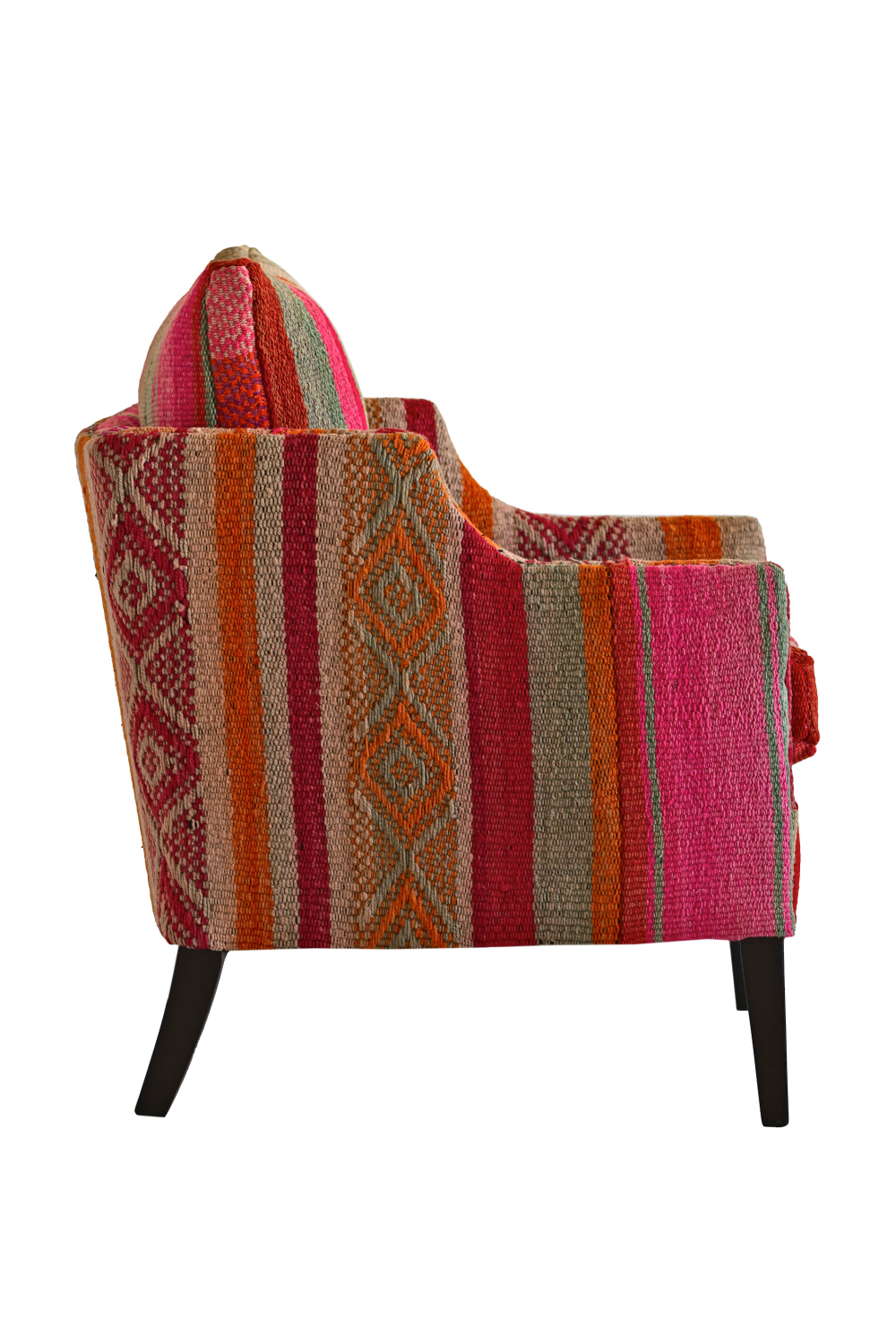 Multicolored Upholstered Accent Armchair | Andrew Martin Regal | Oroa.com