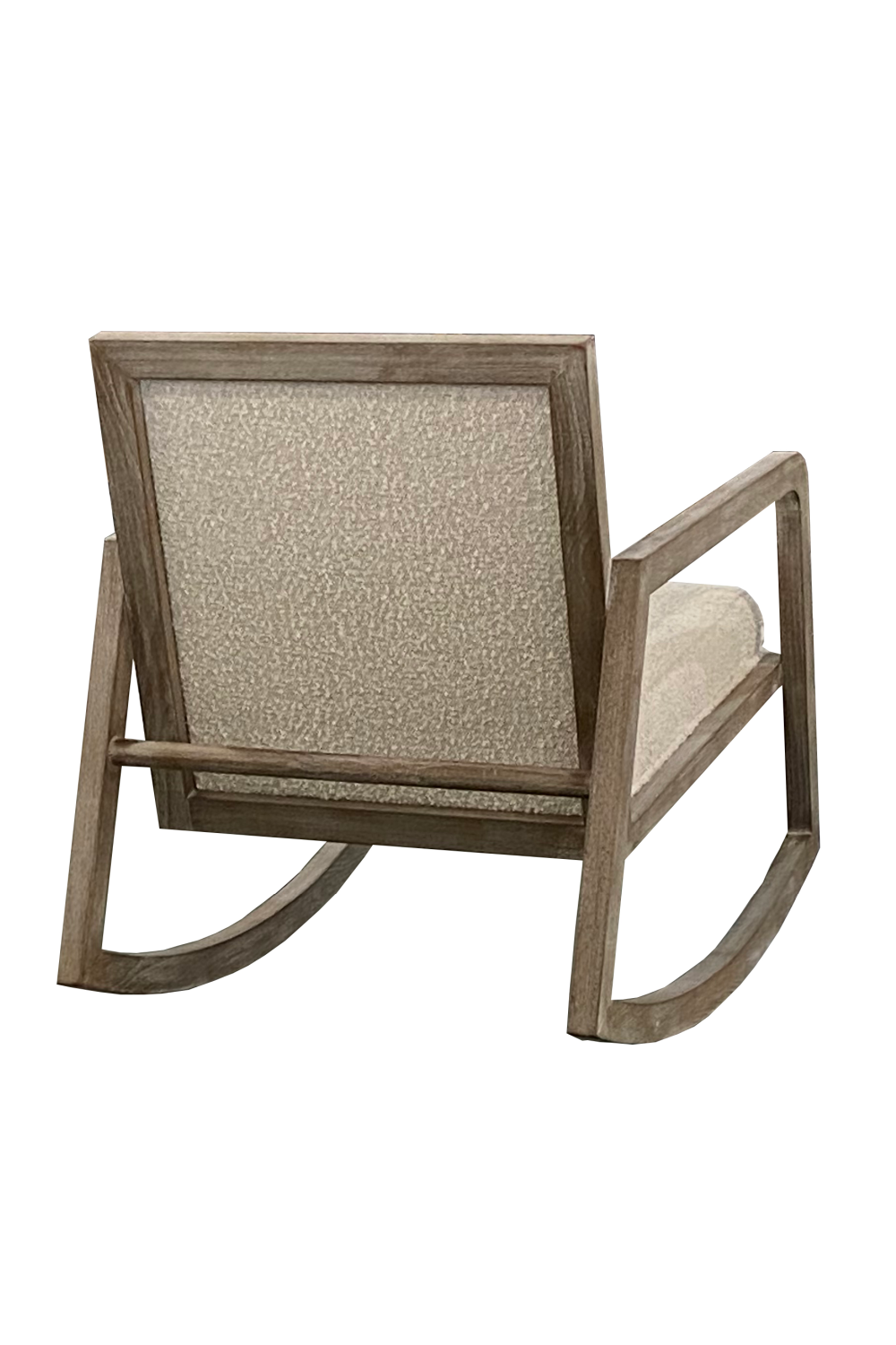 Cream Bouclé Rocking Chair | Andrew Martin Jed | OROA