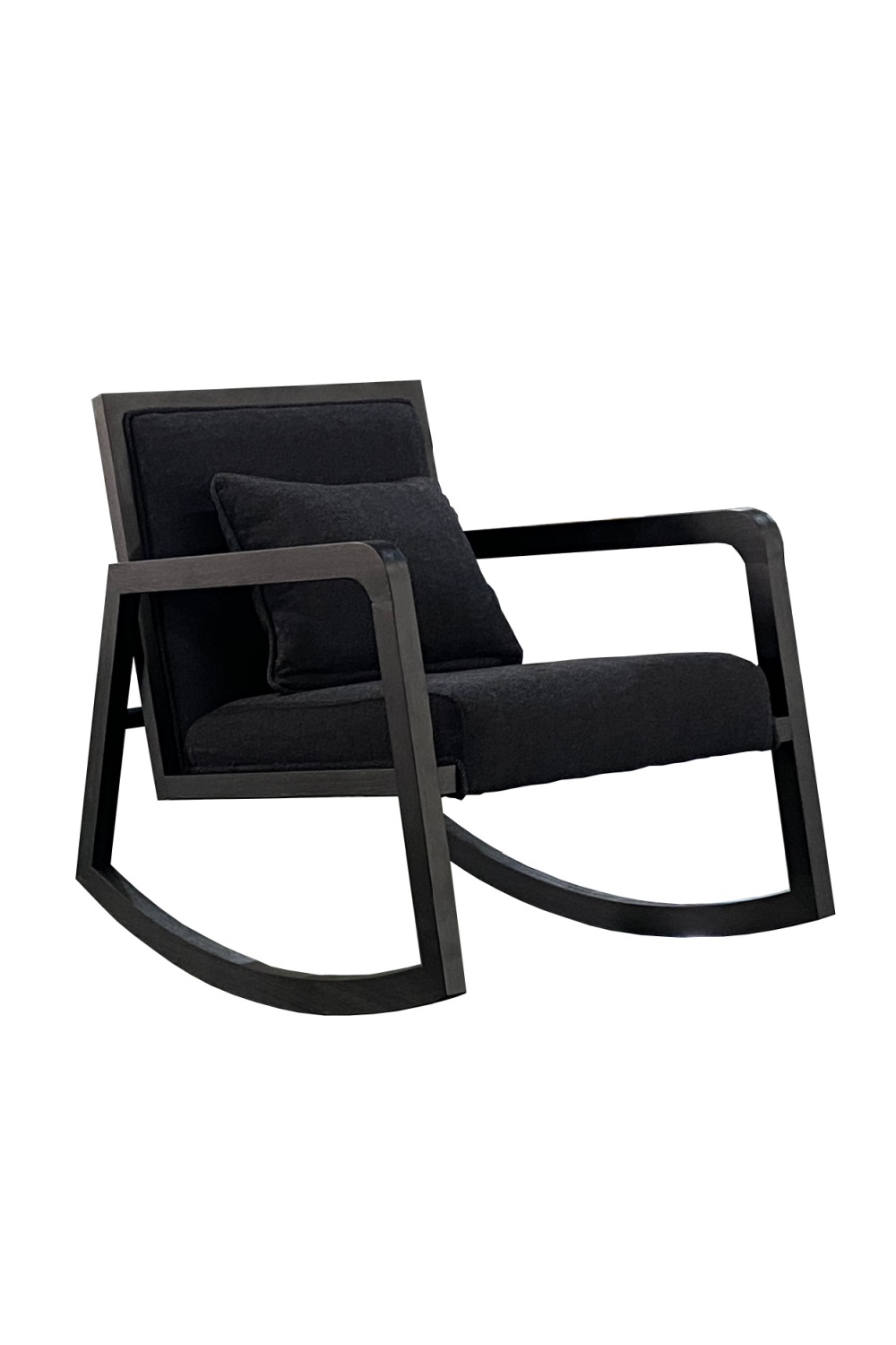 Black Modern Rocking Chair | Andrew Martin Jed | OROA