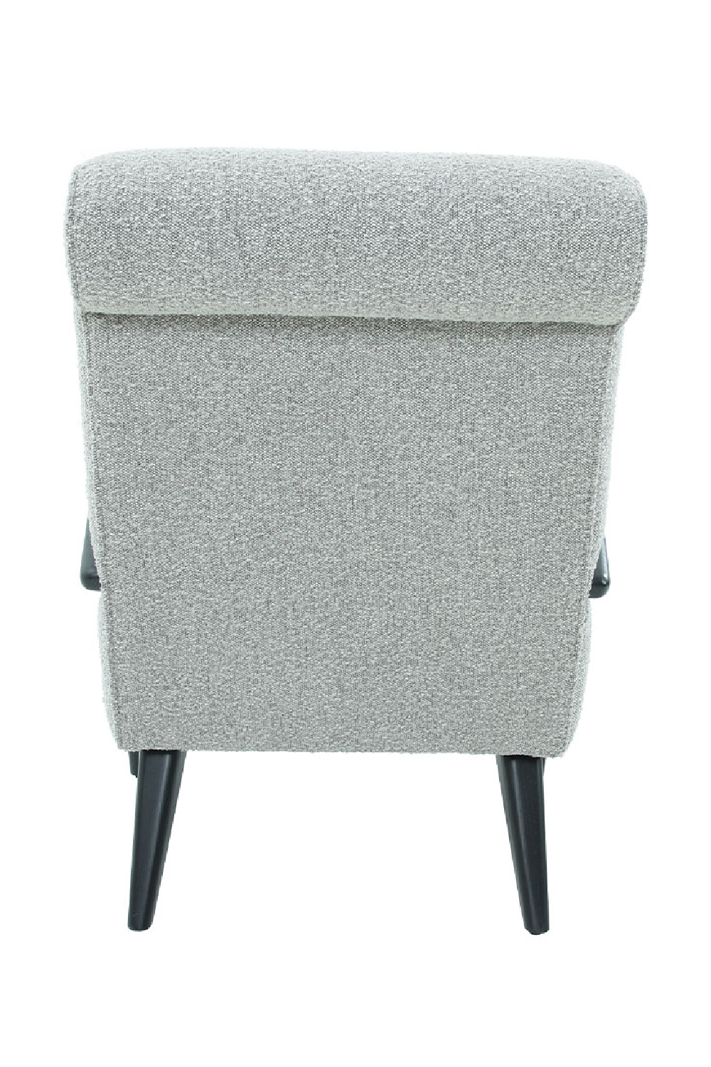 Gray Boucle Upholstered Armchair | Andrew Martin Aries | OROA