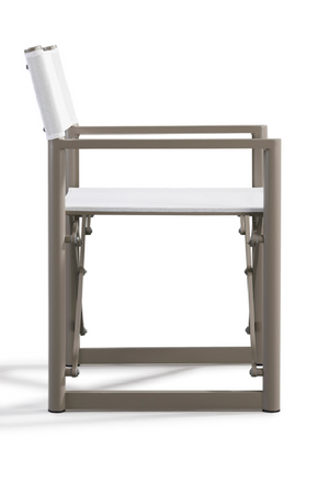 Taupe and White Outdoor Dining Chair | Andrew Martin Harlyn | OROA.com