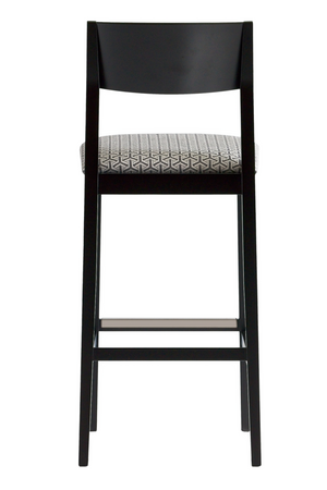 Black Modern Bar Stool | Andrew Martin Sumi | OROA