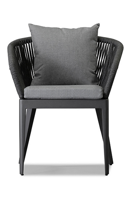 Curved Outdoor Dining Chair | Andrew Martin Voyage | OROA