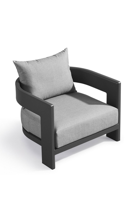 Sculptural Modern Outdoor Armchair | Andrew Martin Caicos | OROA