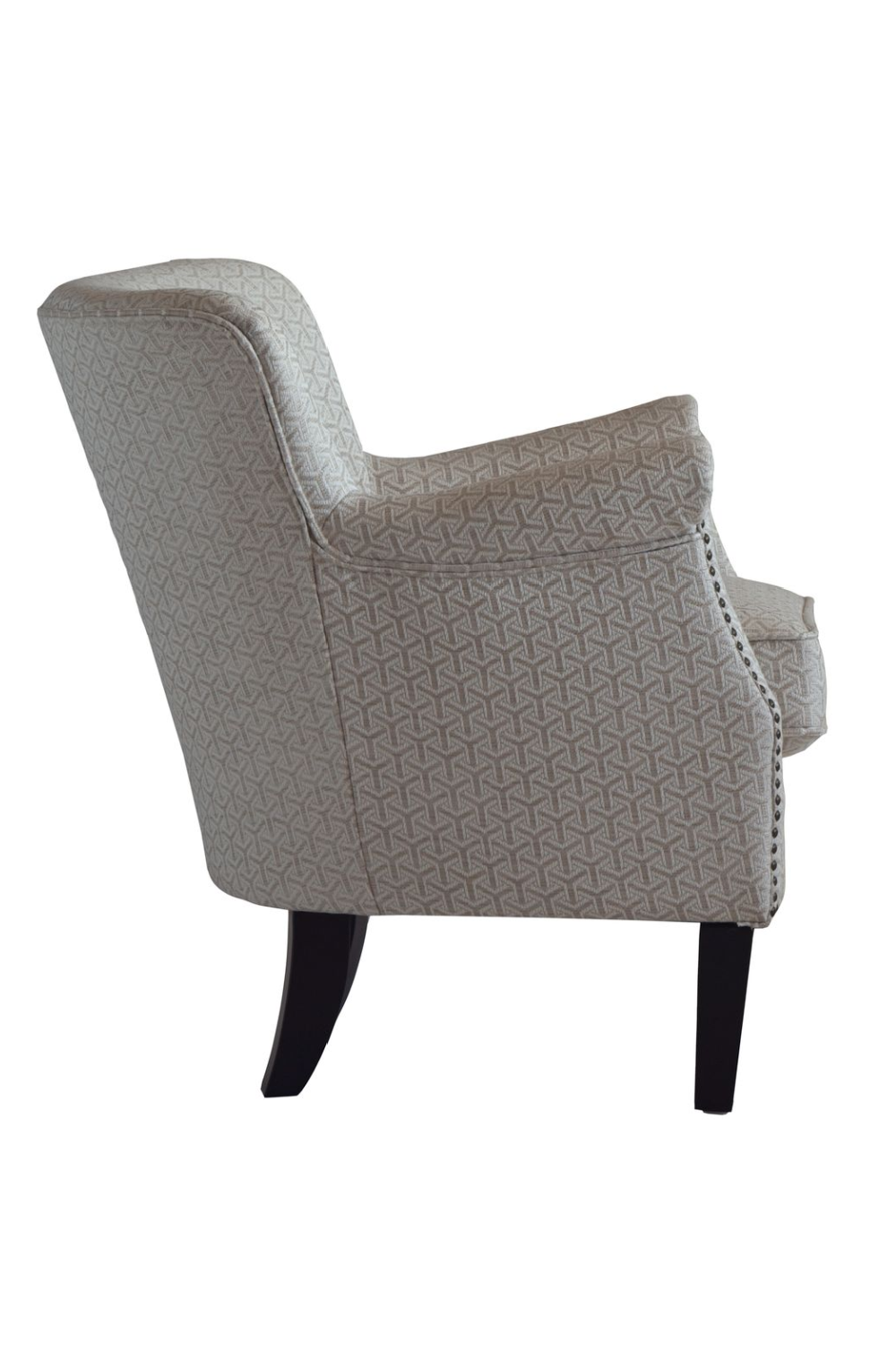 Rollover Arm Studded Accent Chair | Andrew Martin Greyhound | Oroa.com