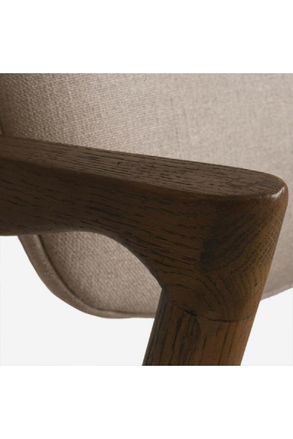 Dark Wood Framed Dining Chair | Andrew Martin Magnus | Oroa.com