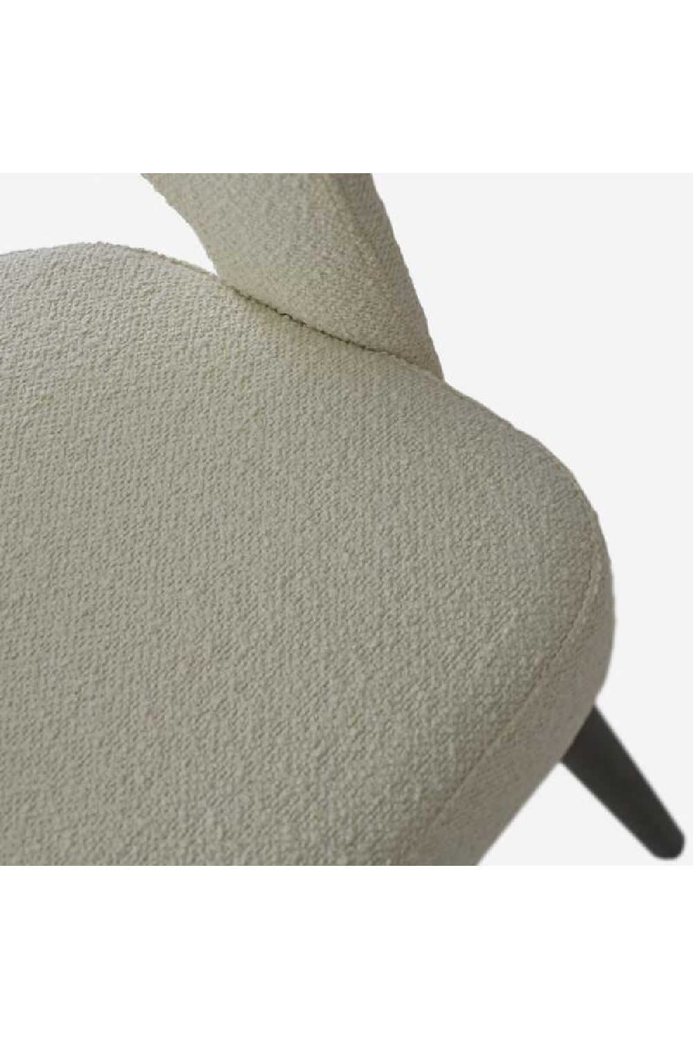 White Bouclé Dining Chair | Andrew Martin Franco | Oroa.com