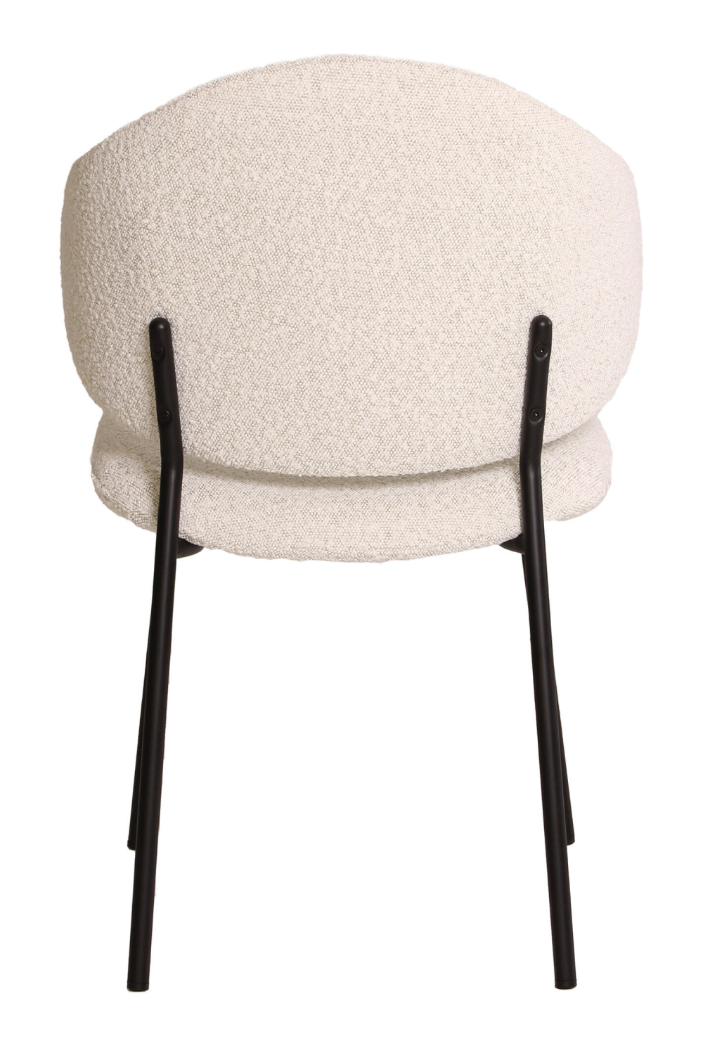 Winged Back Bouclé Dining Chair | Andrew Martin Beso | Oroa.com