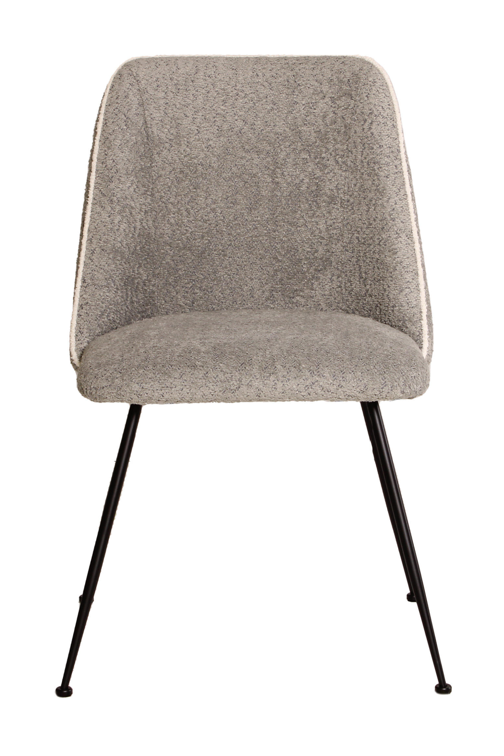 Gray Chenille Upholstered Dining Chair | Andrew Martin Colina | Oroa.com