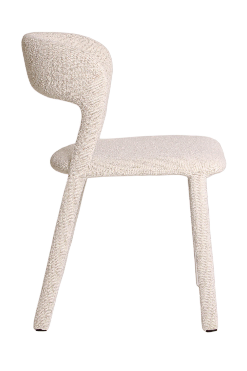 White Bouclé Dining Chair | Andrew Martin Mian | Oroa.com