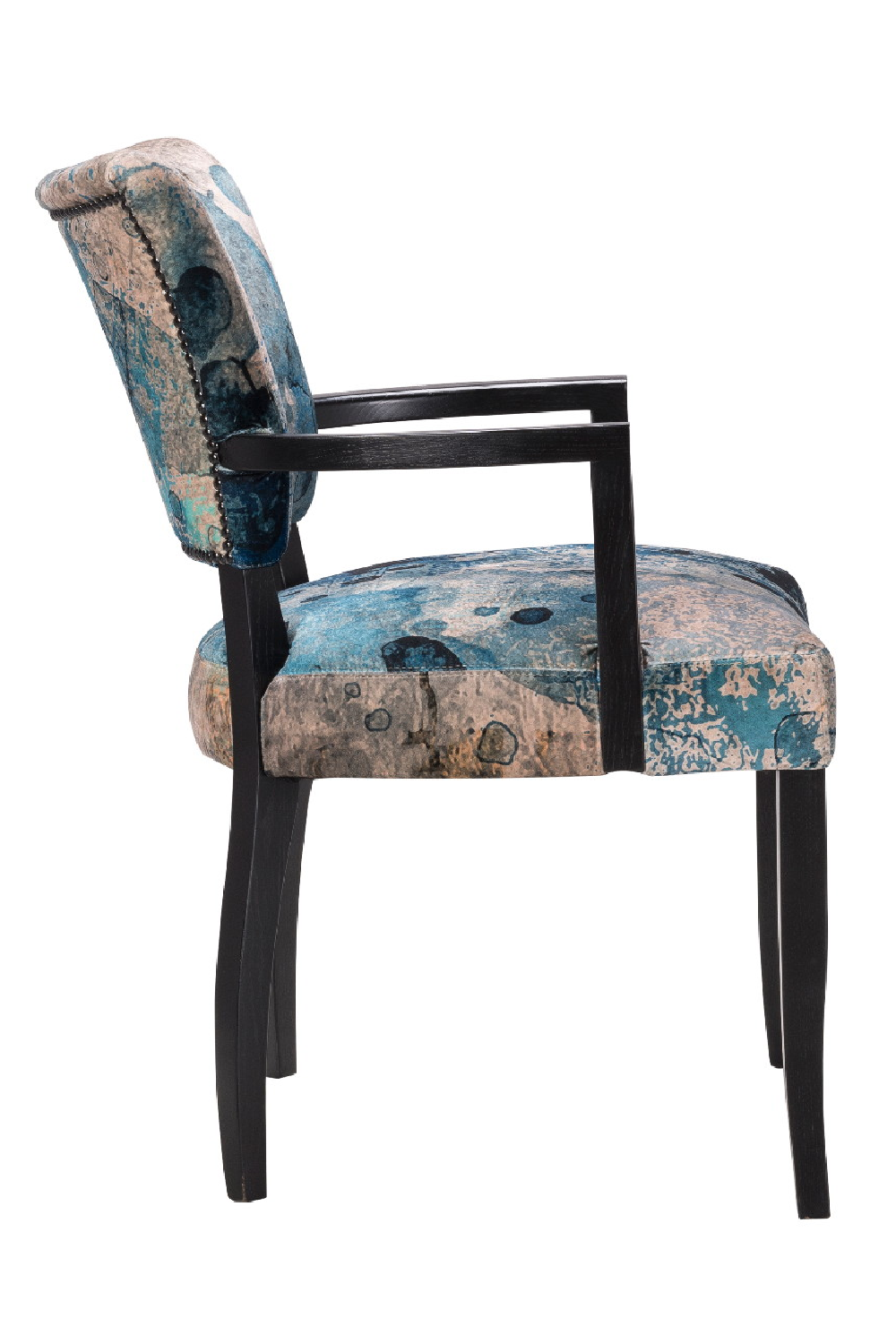 Printed Velvet Dining Armchair | Andrew Martin Mimi | Oroa.com