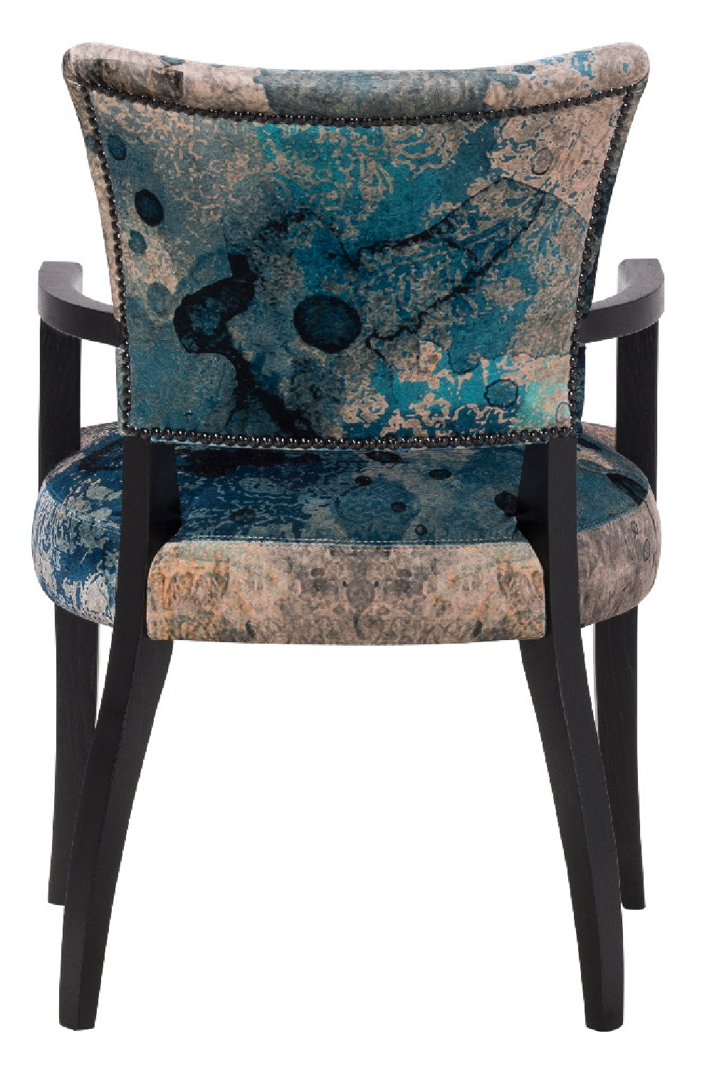 Printed Velvet Dining Armchair | Andrew Martin Mimi | Oroa.com