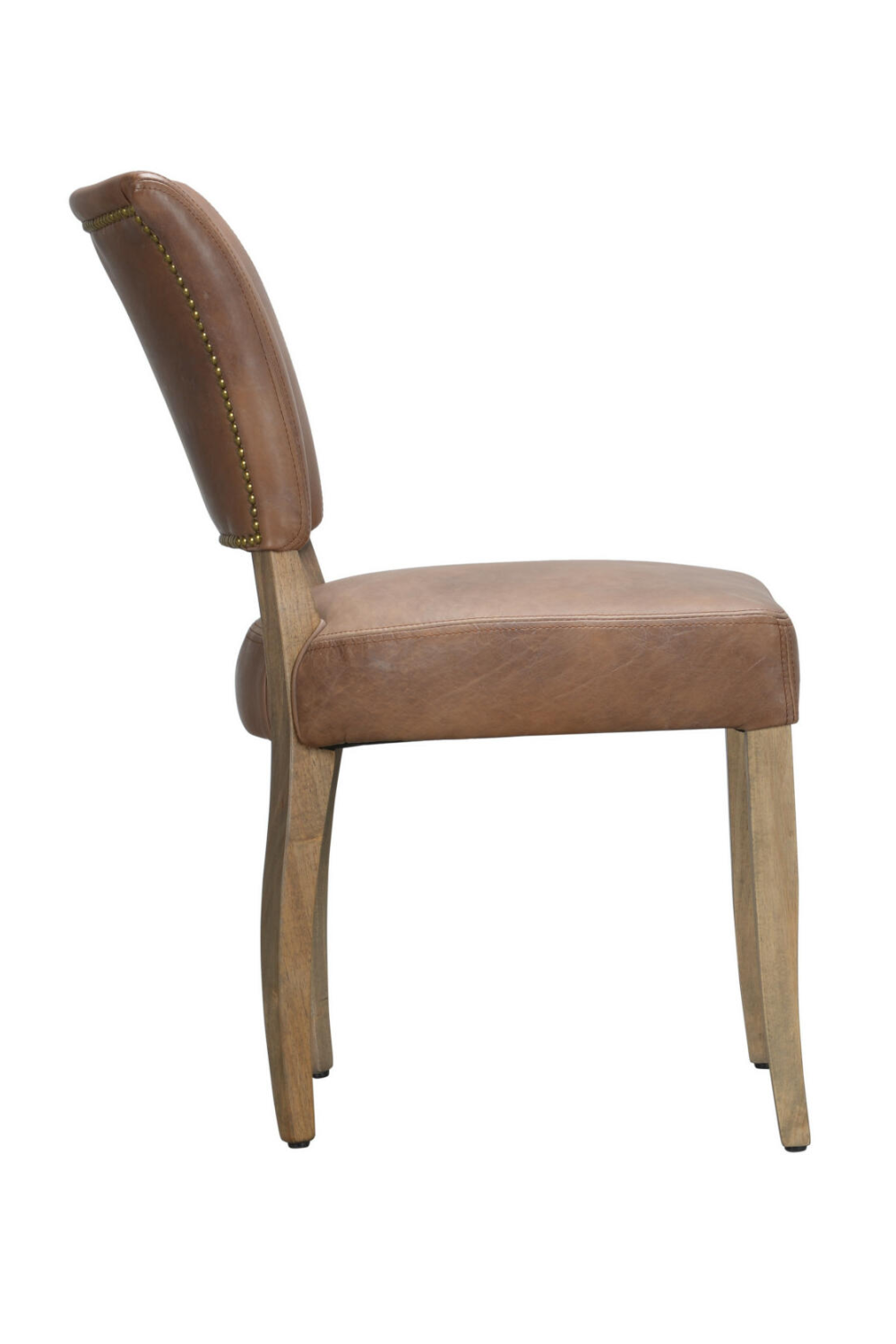 Studded Leather Dining Chair | Andrew Martin Mimi | Oroa.com