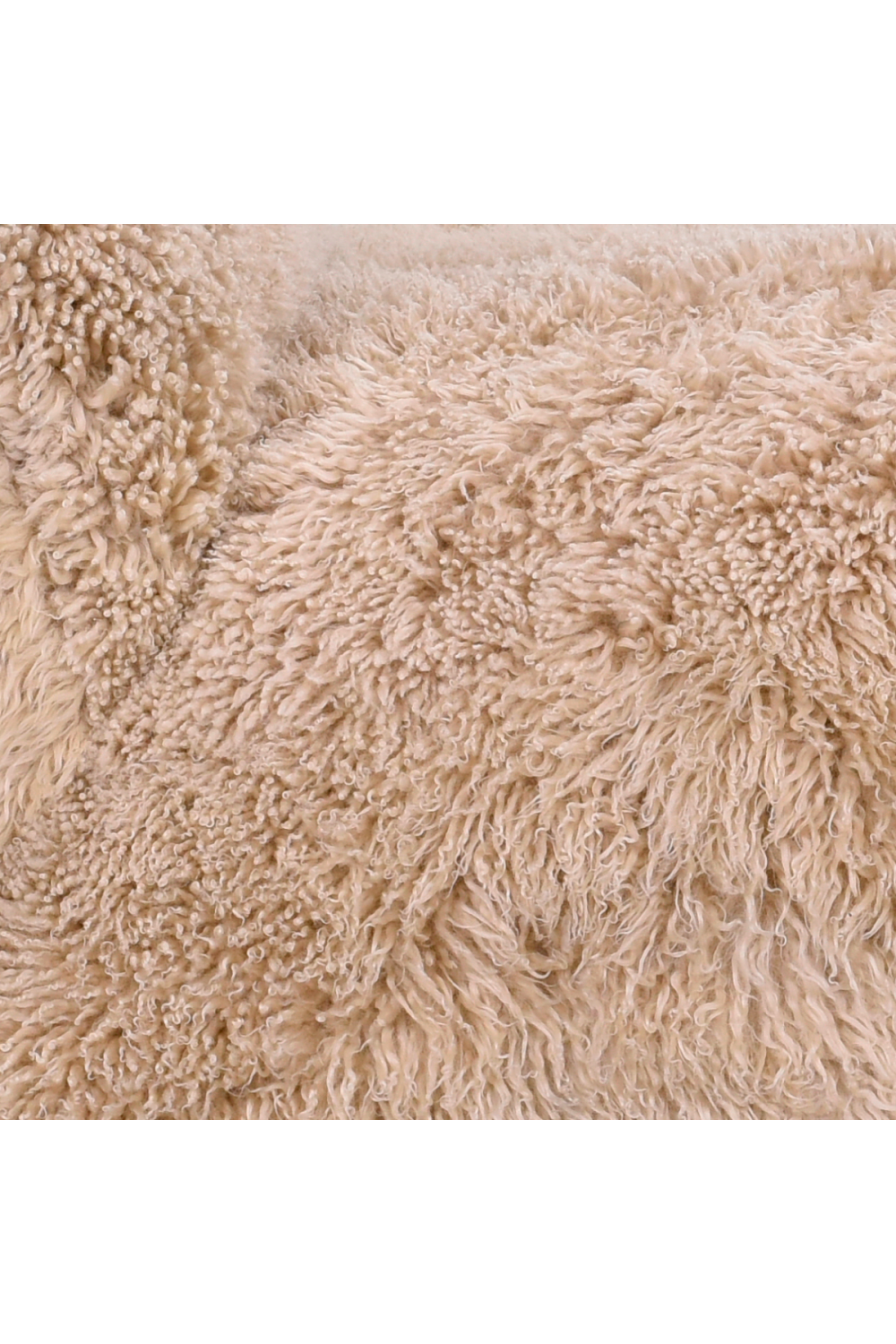 Beige Sheepskin Lounge Chair | Andrew Martin Shaggy Motion | Oroa.com