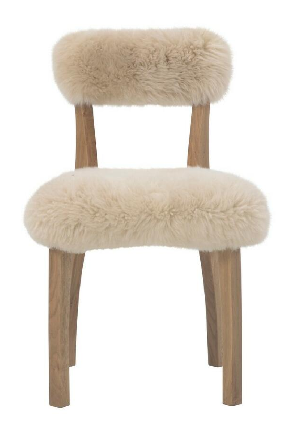 Sheepskin Upholstered Dining Chair | Andrew Martin Cabin | Oroa.com