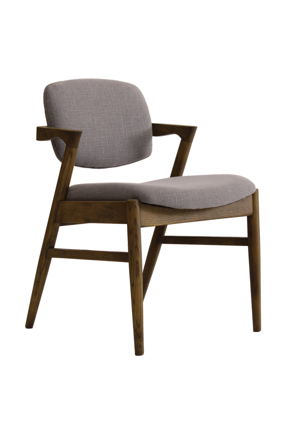 Dark Wood Framed Dining Chair | Andrew Martin Magnus | Oroa.com