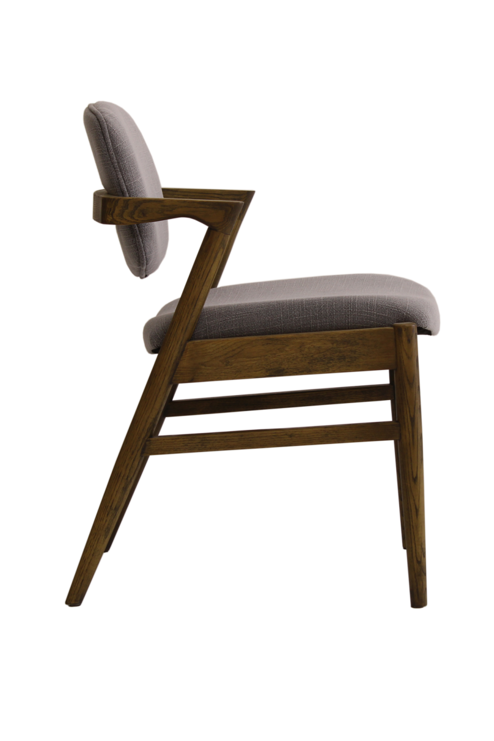 Dark Wood Framed Dining Chair | Andrew Martin Magnus | Oroa.com