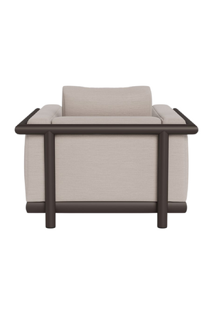 Taupe Outdoor Lounge Chair | Andrew Martin Cayman | Oroa.com