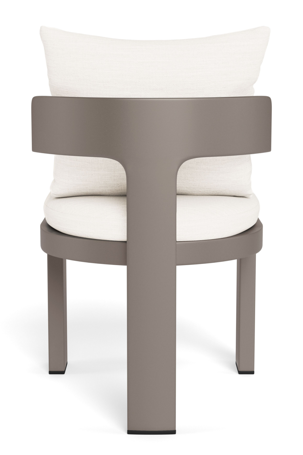 Curved Aluminum Outdoor Dining Chair | Andrew Martin Caicos | Oroa.com