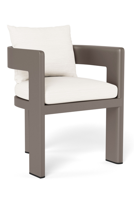 Curved Aluminum Outdoor Dining Chair | Andrew Martin Caicos | Oroa.com