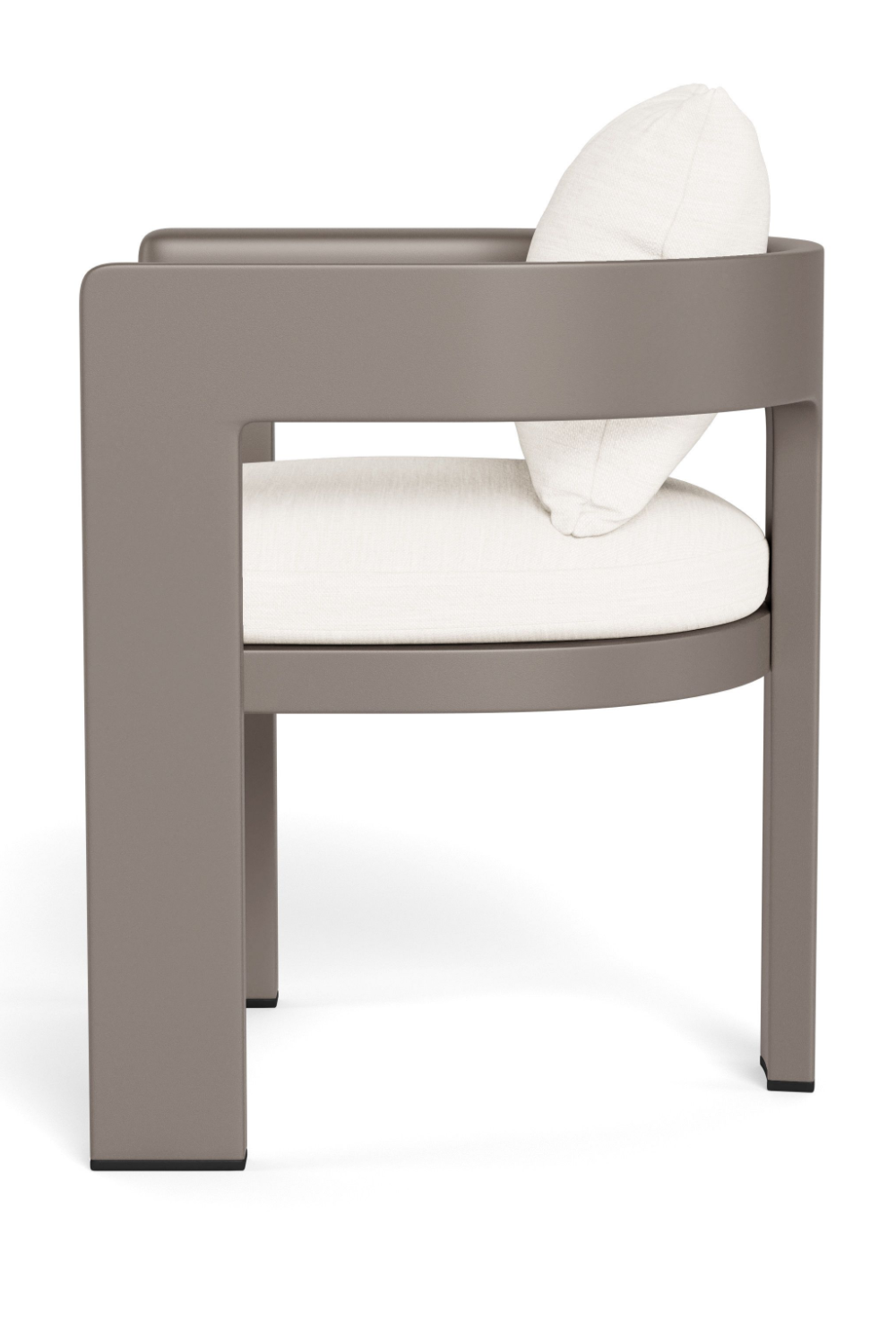 Curved Aluminum Outdoor Dining Chair | Andrew Martin Caicos | Oroa.com