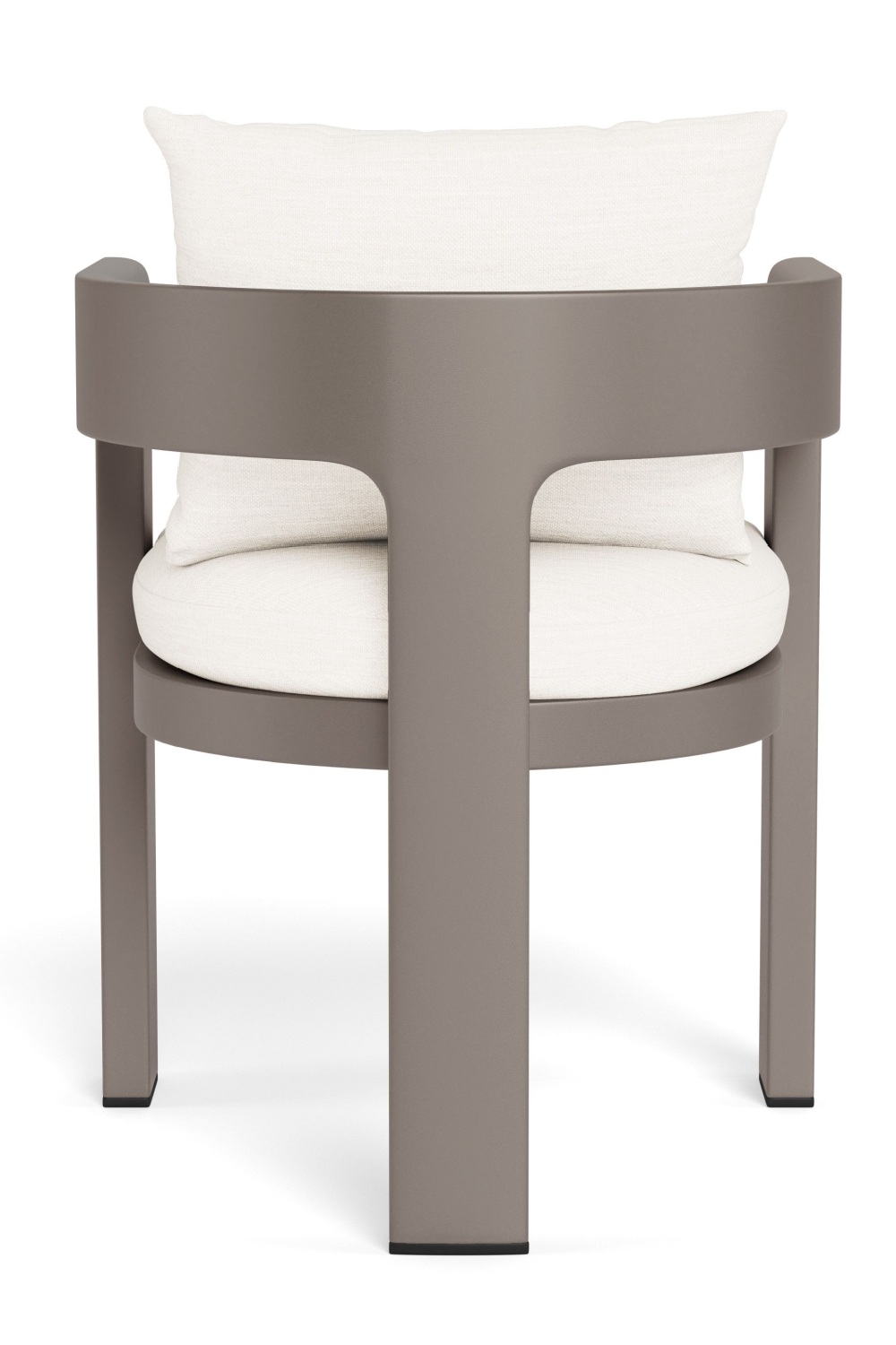 Curved Aluminum Outdoor Dining Chair | Andrew Martin Caicos | Oroa.com