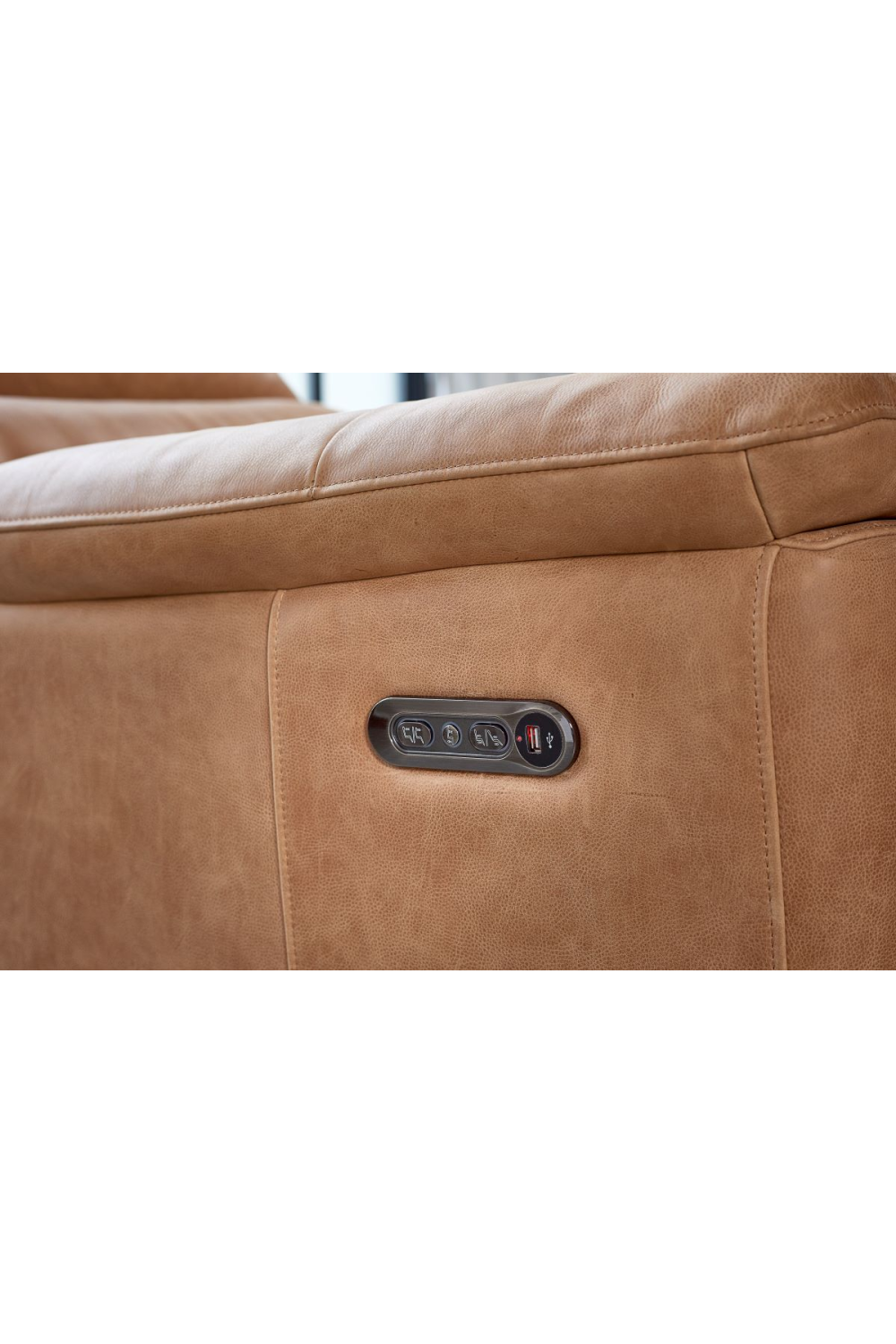 Tan Leather Recliner Chair | Andrew Martin Rain | Oroa.com