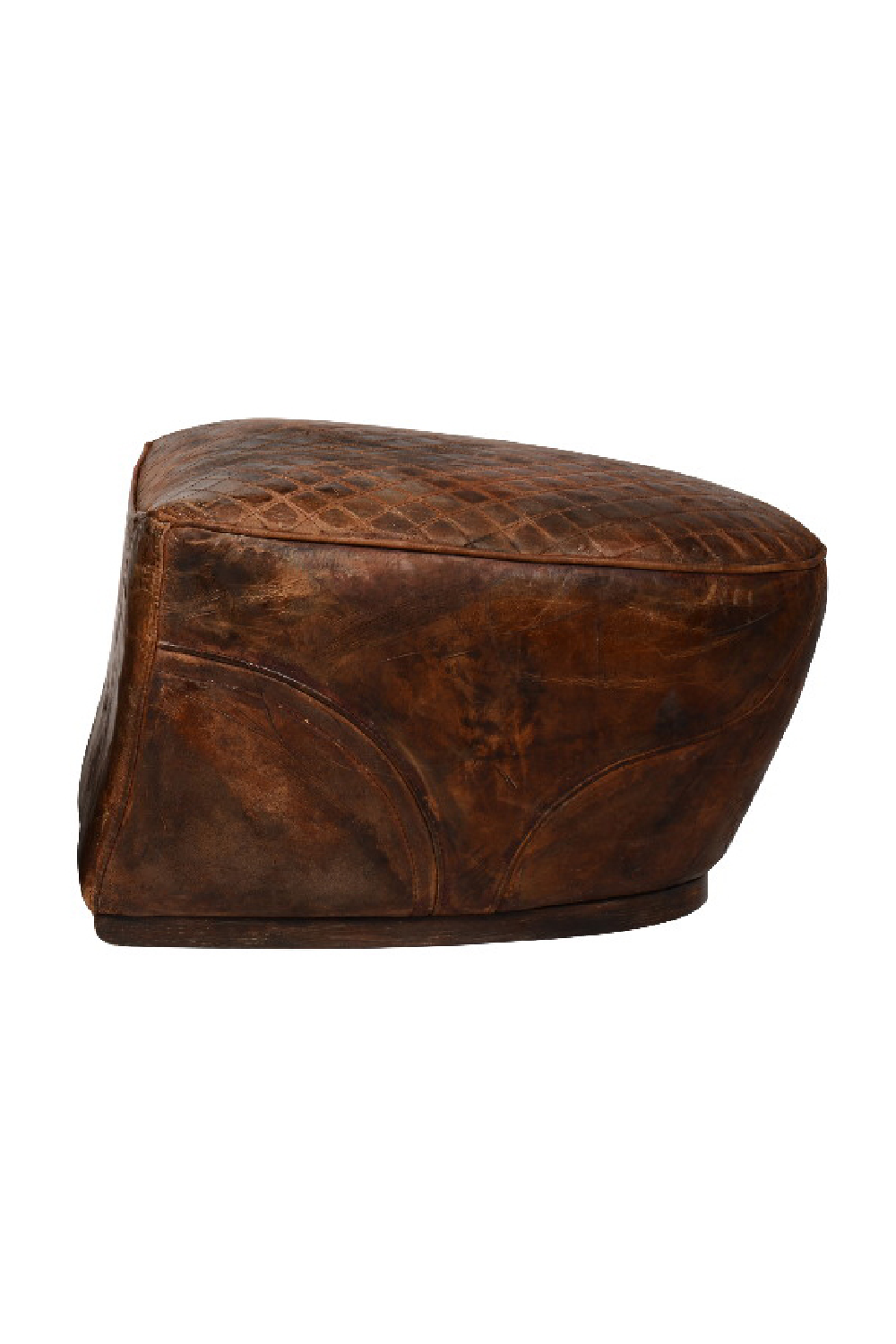 Brown Leather Equestarian Lounge Chair | Andrew Martin Saddle | Oroa.com