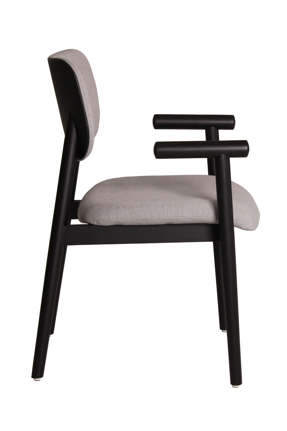 Gray Linen Dining Chair | Andrew Martin Moto | Oroa.com