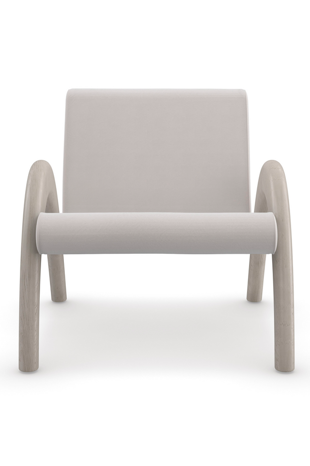 Taupe Velvet Ocassional Chair | Andrew Martin Coco | Oroa.com