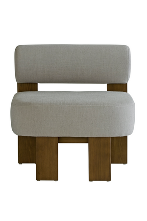 Gray Linen Occasional Chair | Andrew Martin Pello | Oroa.com