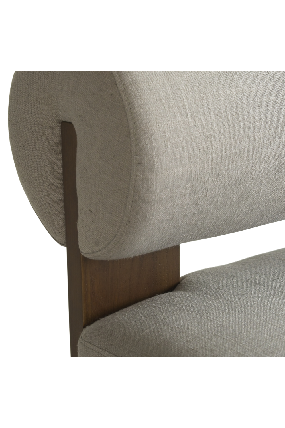 Gray Linen Occasional Chair | Andrew Martin Pello | Oroa.com