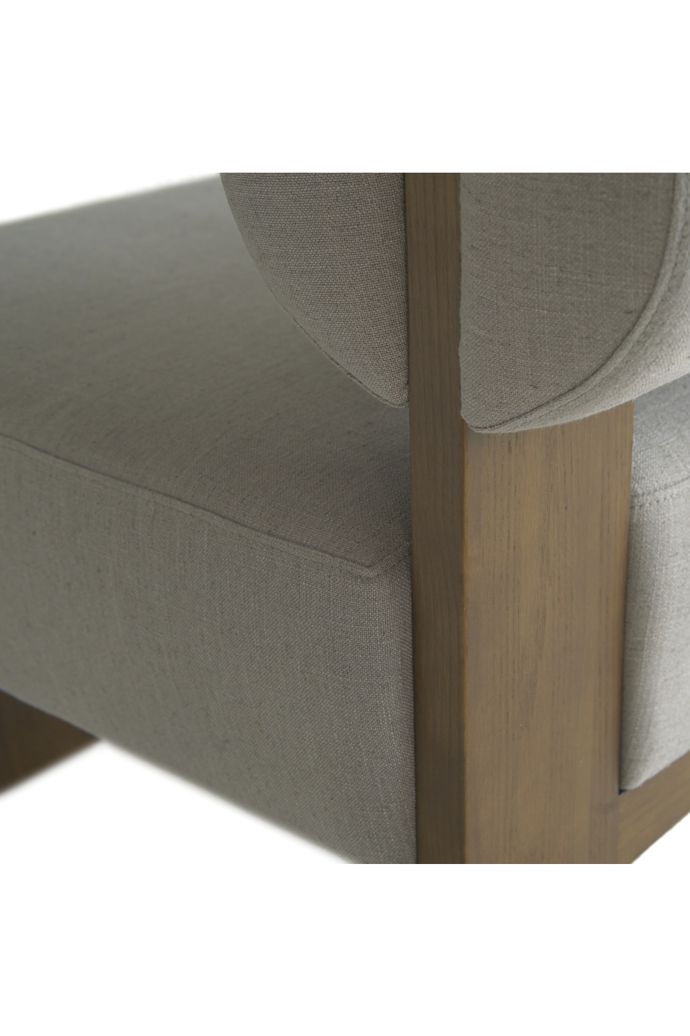 Gray Linen Occasional Chair | Andrew Martin Pello | Oroa.com