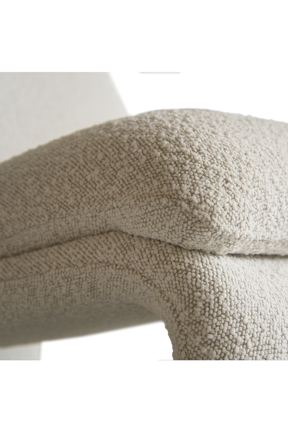 Off-White Bouclé Occasional Chair | Andrew Martin Diana | Oroa.com