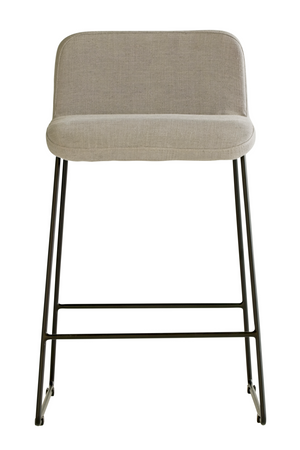 Gray Linen Bar Stool | Andrew Martin Lucy | Oroa.com