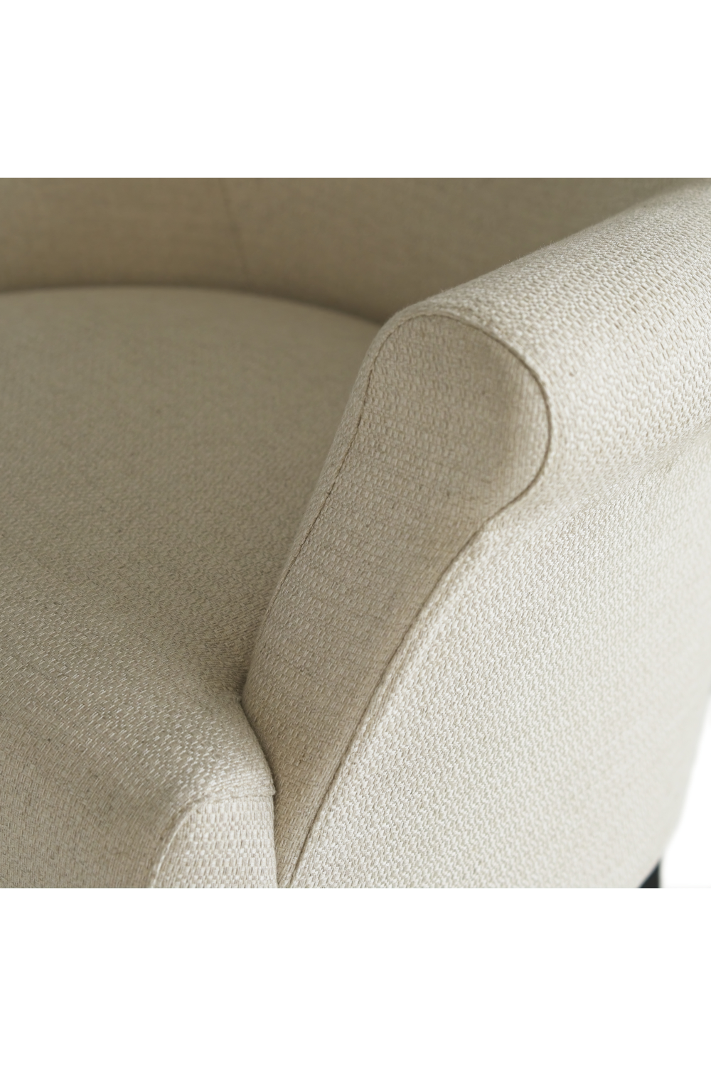 Taupe Linen Lounge Chair | Andrew Martin Victoria | Oroa.com