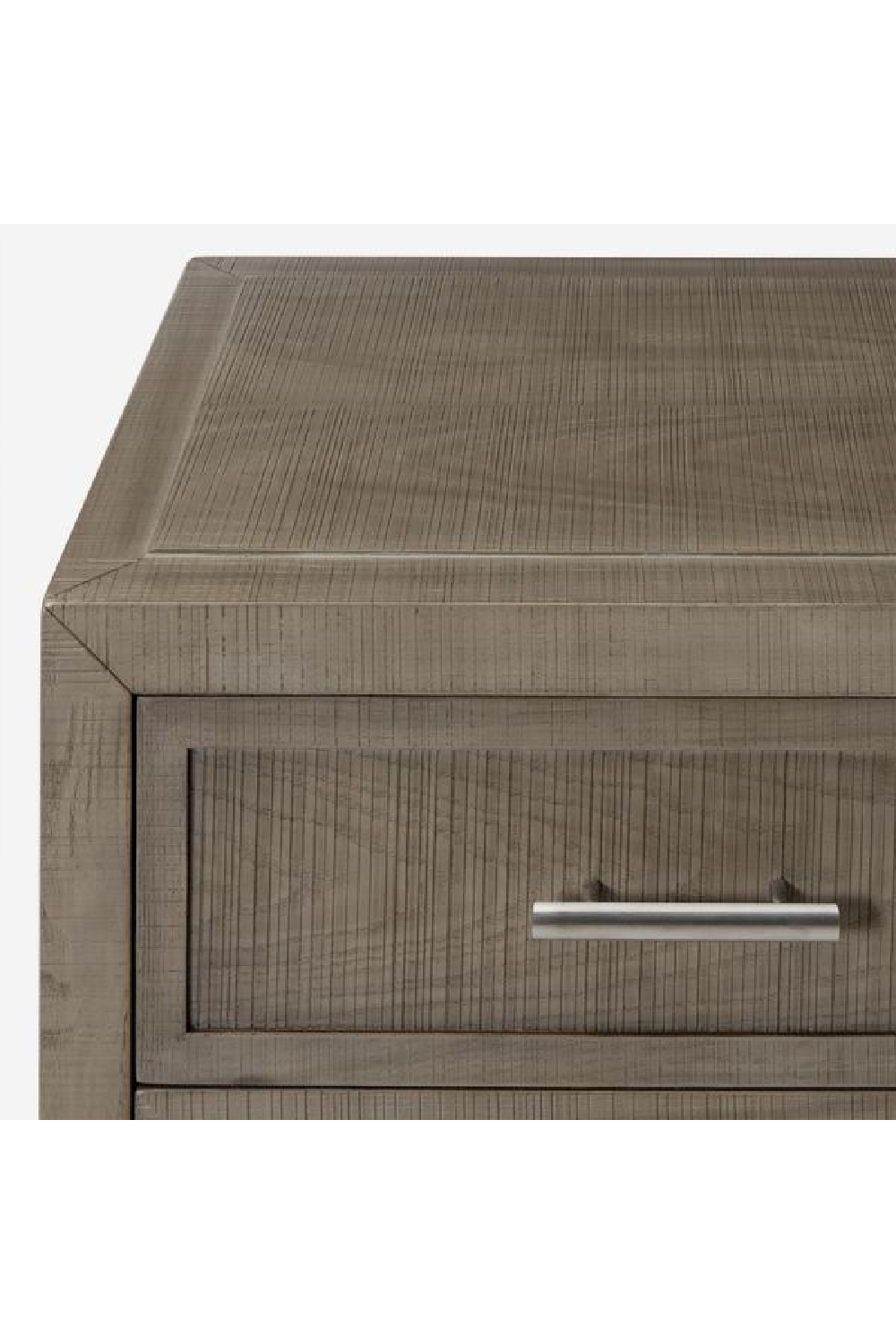 Gray Ash Wood Nightstand | Andrew Martin Raffles | OROA.com