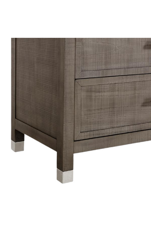 Gray Ash Wood Nightstand | Andrew Martin Raffles | OROA.com